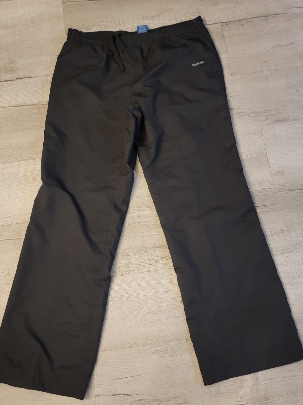 Reebok Men’s Black Athletic Joggers with Drawstring Waist